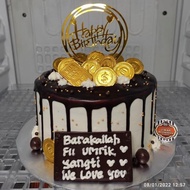 ! KUE ULTAH MONEYCAKE - CAKE UANG TARIK - 18CM -