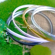 PVC Edging Liss Karet U untuk Photoblock Kaca Cermin Mirror 12mm Plywood Triplek MDF Particel Board