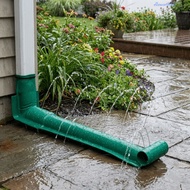 ELLSWORTH Downspout Gutter Extension, Flexible PVC Prevent Erosion Gutter Rainwater Device, Prevent 