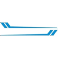 2pcs Racing Sport Stripes Both Side Compatible With Chevrolet Camaro RS LS SS LT Car Body Waist Line