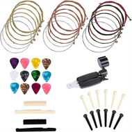 Guitar Tools Set Guitar Accessories Acoustic Guitar Accessories Including Acoustic Guitar Strings, .