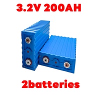 【ซื้อ 1 แถม 1】แบตเตอรี่ ลิเธียม CALB Lifepo4 3.2v GRADE A 200Ah เซต4ก้อน ฟรีน็อตและบัสบาร์ 5.2v GR
