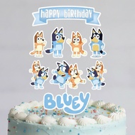 CUSTOM BLUEY-YY DOG CAKE TOPPER BIRTHDAY TOPPER BIRTHDAY DECORATION/