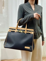 中古正品Bally巴利真皮手提包珀金包 筆電包 通勤男女適用