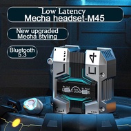 Wireless Bluetooth Headphones TWS Mecha Gaming Headset Low Latency In-Ear Noise Reduction Earphones