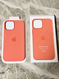 APPLE 蘋果 IPHONE 13 MINI SILICONE CASE WITH MAGSAFE 原裝 正版 AUTHENTIC 手機 磁吸 充電 保護殼 PINK POMELO 粉紅柚子
