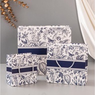 Paper Bag Kado Aesthetic PREMIUM KUALITAS TINGGI MOTIF DAUN TAS KADO TAS HADIAH KANTONG KERTAS GOODI