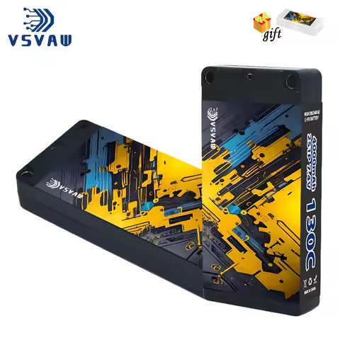 2Pcs VSVAW 2S Lipo Battery 7.4V 4000mAh 130C with EC3/T/XT60 Connector for RC Buggy Truggy Vehicle C