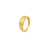 Top Cash Jewellery 916 Gold Line Design Ring