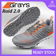 Grays Raid 2.0 Hockey Shoes Kasut Hoki Turf Shoe Grays Hockey Shoe Kasut Padang Grey