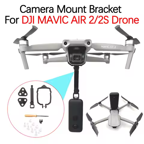 For DJI MAVIC AIR 2/DJI AIR 2S Drone Top Panoramic Sports Camera Mount Bracket Hanging Mount Holder 
