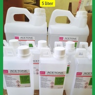 Aseton acetone pembersih kutek - Acetone - 5 liter