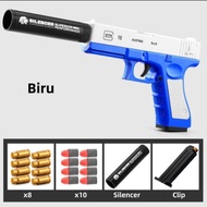 pistol mainan peluru plastik kokang M1911