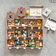 西班牙小可愛grapat手工積木玩具魔法師幸運盲盒益智扮家家酒3歲