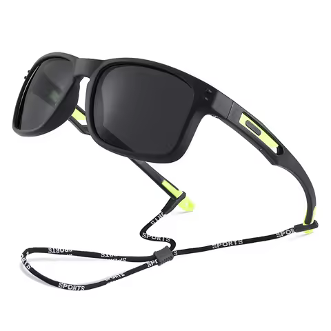 Kids Square Sunglasses Polarized UV400 Protection Flexible Silicone Glasses with Strap Shades Gift f