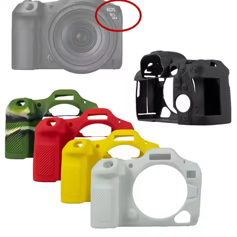 R5II Rubber Silicon Case Body Cover Protector Frame Skin for Canon EOS R5 Mark II R5 II Mirrorless C