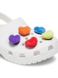 CROCS Jibbitz Fuzzy Heart 5-Pack ตัวติดรองเท้า
