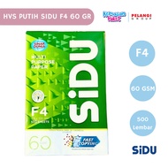 SIDU F4 - 60gsm HVS PAPER SIDU HVS/ Size F4 - 60gm SIDU F4 WHITE HVS PAPER/ SIDU HVS F4 - 60gsm PAPE