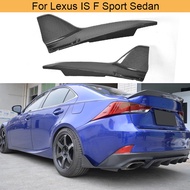 Carbon Fiber Rear Bumper Splitters Lip Aprons for Lexus IS F Sport Sedan 4 Door Only 2017 2018 Rear 