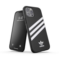 adidas Originals iPhone 12 Pro Max PU 保護殼 手機殼 手機套 - 黑底白間