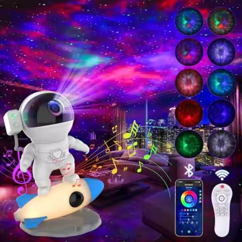 Astronaut Galaxy Projector for Bedroom Star Projector Galaxy Light with App and Remote Control Noise