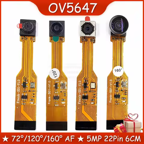 OV5647 Camera Module for Raspberry Pi ZERO Camera Fisheye Wide Angle Night Vision Edition 120 160 De