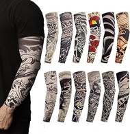 Men's Tattoo Sleeves, Fake Tattoo Arm Stocking, 12 Style, Stretch Tattoo Stocking, Arm Nylon Tattoo 