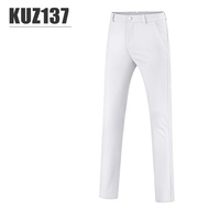 PGM KUZ137 Men Golf Pants Autumn Winter Clothing Thicken Polyester Fiber + Spandex Waterproof Fabric
