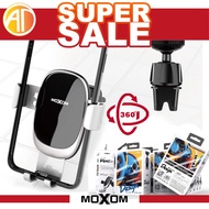 MOXOM Black Mirror MX-VS14 360° Rotation Vent Phone Holder Gravity Auto Lock Car Holder