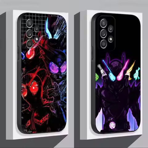 K-Kamen R-Rider Cool For Samsung S 25,24,23,22,30,21,10,9,Ultra,Plus,Lite,FE,4,5G Black Soft Case Ph