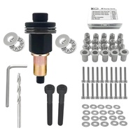 Alat Rivet Nut, Set Alat Pemasangan Rivet Nut Tangan, Kit Alat Rivet Nut dengan Mata Gerudi & Rivet 