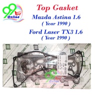Mazda Astina 1.6, Ford Laser TX3 1.6 Year 1990 Top Gasket / Overhaul Gasket