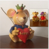 Vintage rare Feng Shui Hong LEONG Bank coin box/ coin bank/ piggy bank/ tabung duit - RAT collection