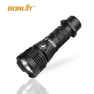 Flashlight Diving boruit Wholesale New Flashlight Strong Light Deep Diving 80m Factory Direct Sales 