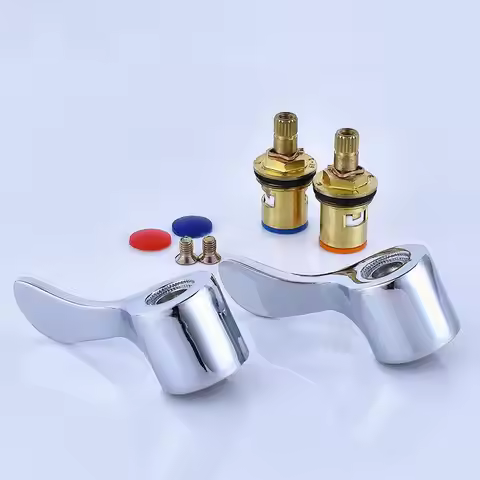 1/2PCS Turn Use Basin Sink Tap Reviver Faucet Handle Replacement Lever Heads Conversion Kit For Kitc