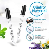 ZONG 1ml Eye Dropper Glass Liquid Dropper 1ml Capacity Fit for Essential Oils