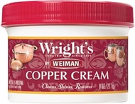 Wright’s Copper Cream - For Cleaning and Polishing Pots, Sinks, Mugs, Hardware, Pans and More - 8 fl