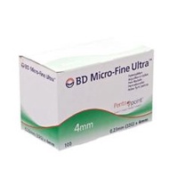 BD ULTRA-FINE NEEDLE 4MM (100'S)