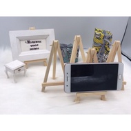 Mini wooden picture frame doll house decoration