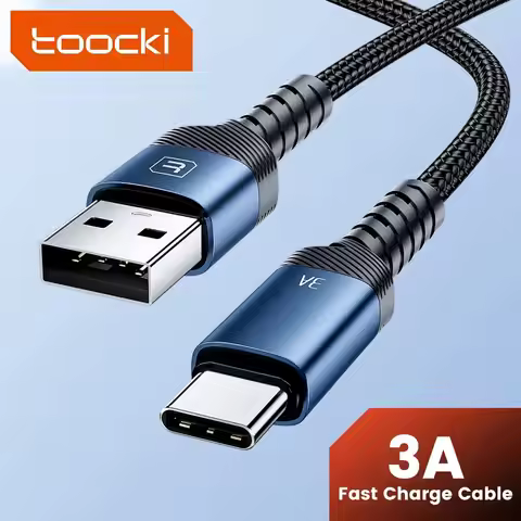 Toocki 3A USB Type C Cable Fast Charging USB C Cord For iPhone 15 Pro Max Samsung S23 Xiaomi 12 13 H