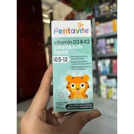 Pentavite Vitamin D3 & K2 Infant & Kids Liquid vitamin D3 and K2 Liquid supplement 30ml