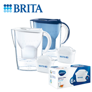 BRITA 馬利拉 XL 3.5L 濾水壺 (內附1濾芯)+Maxtra 6件裝濾芯 [原廠行貨]