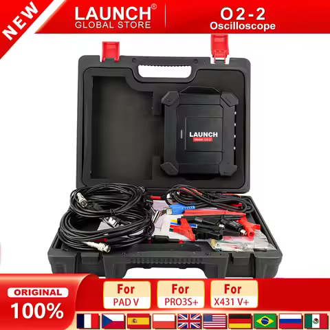 LAUNCH X431 O2-2 Scope Box Automotive Oscilloscope Tool 4 Channels 100MHz USB DC Work with PRO3S+ V5