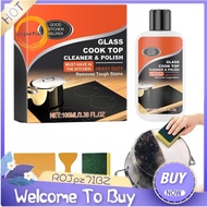 Kitchen Stove Cleaner Non-Scratch Cleaning Kit Glass Cooktop Cleaner Ceramic Non-Abrasive Powerful K