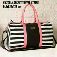 Vs Travel Bag Stripe / Victoria 's Secret Travelbag / Victoria' S Secret Stripe Bag / Vs Gym Bag