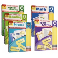 [5 เล่ม/ชุด] ชั้นประถมศึกษาปีที่ 4 Evan-moor SKILL sharpenersชั้นประถมศึกษาปีที่ 4 แคลิฟอร์เนียผู้ช่