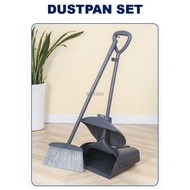 Dustpan Set / Broom Set / Commercial Lobby Dust Pan (Black)
