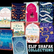 ELIF SHAFAK NOVEL COLLECTIONS: THE ISLAND OF MISSING TREES; 10 MINUTES 38 SECONDS; ARCHITECT, ISTANB