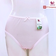กางเกงใน ยางจักลา Wacoal แบบเต็มตัว (Short) สีชมพูอ่อน (ฺPI) 1 ตัว ผ้าลื่น ผ้ามัน ผ้าไนล่อน เนื้อผ้าเงางาม สวมใส่สบาย ซักง่าย แห้งไว รุ่น WU4337