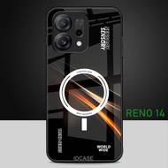 HP Glossy Glass Softcase for Oppo Reno 14 New 2025 - Casing Oppo Reno 14hp - K09
